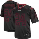 Men Nike San Francisco 49ers &24 Antoine Bethea Elite Lights Out Black NFL Jersey