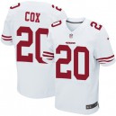 Men Nike San Francisco 49ers &20 Perrish Cox Elite White NFL Jersey