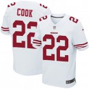 Men Nike San Francisco 49ers &22 Chris Cook Elite White NFL Jersey