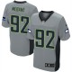 Hommes Nike Seattle Seahawks # 92 Brandon Mebane Élite gris ombre NFL Maillot Magasin