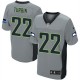 Men Nike Seattle Seahawks &22 Robert Turbin Elite Grey Shadow NFL Jersey