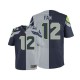 Men Nike Seattle Seahawks 12th Fan Elite Team/Alternate Two Tone NFL Jersey