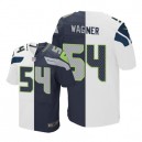 Men Nike Seattle Seahawks &54 Bobby Wagner Elite Team/Road Two Tone NFL Jersey