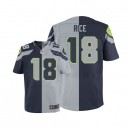 Men Nike Seattle Seahawks &18 Sidney Rice Elite Team/Alternate Two Tone NFL Jersey