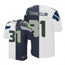 Men Nike Seattle Seahawks &31 Kam Chancellor Elite Team/Road Two Tone NFL Jersey