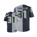 Men Nike Seattle Seahawks &31 Kam Chancellor Elite Team/Alternate Two Tone NFL Jersey