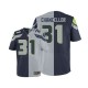 Men Nike Seattle Seahawks &31 Kam Chancellor Elite Team/Alternate Two Tone NFL Jersey