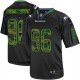 Men Nike Seattle Seahawks &96 Cortez Kennedy Elite Black Camo Fashion NFL Jersey