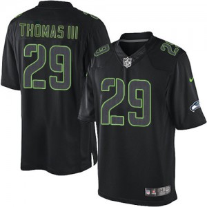 Hommes Nike Seattle Seahawks # 29 Earl Thomas III élite noir incidence NFL Maillot Magasin