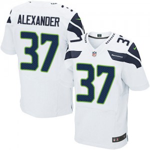 Hommes Nike Seattle Seahawks # 37 Shaun Alexander Élite blanc NFL Maillot Magasin