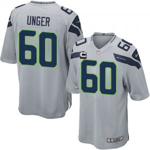 Jeunesse Nike Seattle Seahawks # 60 Max Unger Élite gris alternent C Patch NFL Maillot Magasin Jeunesse Nike Seattle Seahawks # 60 Max Unger Élite gris alternent C Patch NFL Maillot Magasin