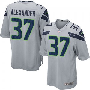 Jeunesse Nike Seattle Seahawks # 37 Shaun Alexander Élite gris alternent NFL Maillot Magasin