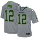 Men Nike Seattle Seahawks 12th Fan Elite Lights Out Grey NFL Jersey