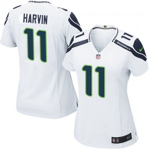 Femmes Nike Seattle Seahawks # 11 Percy Harvin Élite blanc NFL Maillot Magasin