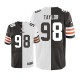 Men Nike Cleveland Browns &98 Phil Taylor Elite Team/Road Two Tone NFL Jersey