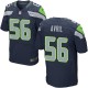 Men Nike Seattle Seahawks &56 Cliff Avril Elite Steel Blue Team Color NFL Jersey