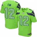 Men Nike Seattle Seahawks 12th Fan Elite Green Alternate NFL Jersey