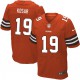 Men Nike Cleveland Browns &19 Bernie Kosar Elite Orange Alternate NFL Jersey