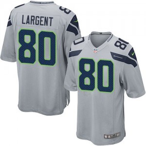 Jeunesse Nike Seattle Seahawks # 80 Steve Largent Élite gris alternent NFL Maillot Magasin