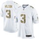 Men Nike Seattle Seahawks &3 Russell Wilson Elite White Salute to Service NFL Jersey