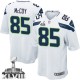 Youth Nike Seattle Seahawks &85 Anthony McCoy Elite White Super Bowl XLVIII NFL Jersey