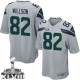 Youth Nike Seattle Seahawks &82 Luke Willson Elite Grey Alternate Super Bowl XLVIII NFL Jersey