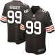 Youth Nike Cleveland Browns &99 Paul Kruger Elite Brown Team Color NFL Jersey