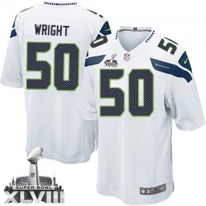 Jeunesse Nike Seattle Seahawks # 50 K.J. Wright Élite blanc Super Bowl XLVIII NFL Maillot Magasin Jeunesse Nike Seattle Seahawks # 50 K.J. Wright Élite blanc Super Bowl XLVIII NFL Maillot Magasin
