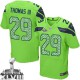 Youth Nike Seattle Seahawks &29 Earl Thomas III Elite Green Alternate Super Bowl XLVIII NFL Jersey