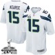 Youth Nike Seattle Seahawks &15 Jermaine Kearse Elite White Super Bowl XLVIII NFL Jersey