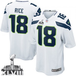 Jeunesse Nike Seattle Seahawks # 18 Sidney Rice Élite blanc Super Bowl XLVIII NFL Maillot Magasin Jeunesse Nike Seattle Seahawks # 18 Sidney Rice Élite blanc Super Bowl XLVIII NFL Maillot Magasin