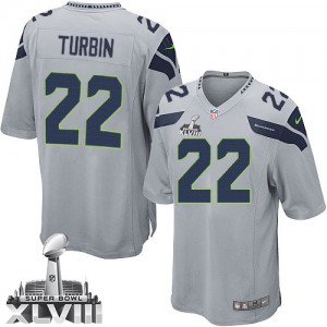 Jeunesse Nike Seattle Seahawks # 22 Robert Turbin Élite gris alternent Superbowl XLVIII NFL Maillot Magasin Jeunesse Nike Seattle Seahawks # 22 Robert Turbin Élite gris alternent Superbowl XLVIII NFL Maillot Magasin