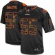 Men Nike Cleveland Browns &55 Alex Mack Elite Black Camo Fashion NFL Jersey