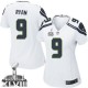 Women Nike Seattle Seahawks &9 Jon Ryan Elite White Super Bowl XLVIII NFL Jersey