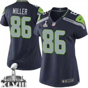 Femmes Nike Seattle Seahawks # 86 équipe élite bleu acier de Zach Miller couleur Super Bowl XLVIII NFL Maillot Magasin Femmes Nike Seattle Seahawks # 86 équipe élite bleu acier de Zach Miller couleur Super Bowl XLVIII NFL Maillot Magasin