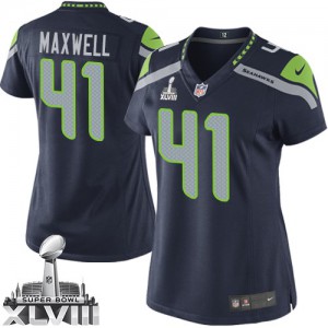 Femmes Nike Seattle Seahawks # 41 Byron Maxwell Élite bleu acier équipe couleur Super Bowl XLVIII NFL Maillot Magasin Femmes Nike Seattle Seahawks # 41 Byron Maxwell Élite bleu acier équipe couleur Super Bowl XLVIII NFL Maillot Magasin
