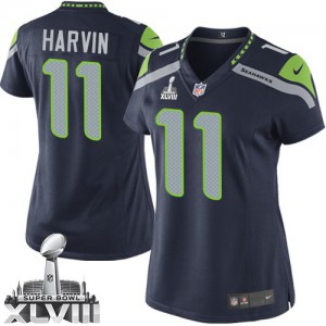 Femmes Nike Seattle Seahawks # 11 Percy Harvin Élite bleu acier équipe couleur Super Bowl XLVIII NFL Maillot Magasin Femmes Nike Seattle Seahawks # 11 Percy Harvin Élite bleu acier équipe couleur Super Bowl XLVIII NFL Maillot Magasin