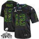 Men Nike Seattle Seahawks 12th Fan Elite Black Camo Fashion Super Bowl XLVIII NFL Jersey