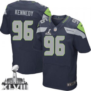 Hommes Nike Seattle Seahawks # 96 équipe élite bleu acier de Cortez Kennedy couleur Super Bowl XLVIII NFL Maillot Magasin Hommes Nike Seattle Seahawks # 96 équipe élite bleu acier de Cortez Kennedy couleur Super Bowl XLVIII NFL Maillot Magasin