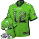 Men Nike Seattle Seahawks 12th Fan Elite Green Drift Fashion Super Bowl XLVIII NFL Jersey