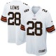 Youth Nike Cleveland Browns &28 Dion Lewis Elite White NFL Jersey