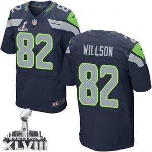 Hommes Nike Seattle Seahawks # 82 Luc Willson Élite bleu acier équipe couleur Super Bowl XLVIII NFL Maillot Magasin Hommes Nike Seattle Seahawks # 82 Luc Willson Élite bleu acier équipe couleur Super Bowl XLVIII NFL Maillot Magasin