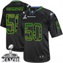 Men Nike Seattle Seahawks &50 K.J. Wright Elite Black Camo Fashion Super Bowl XLVIII NFL Jersey