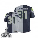 Men Nike Seattle Seahawks &31 Kam Chancellor Elite Team/Alternate Two Tone Super Bowl XLVIII NFL Jersey