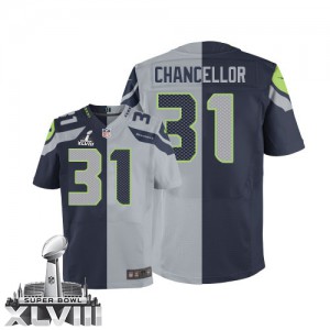 Hommes Nike Seattle Seahawks # 31 Kam chancelier Élite Team/remplaçant deux ton Super Bowl XLVIII NFL Maillot Magasin Hommes Nike Seattle Seahawks # 31 Kam chancelier Élite Team/remplaçant deux ton Super Bowl XLVIII NFL Maillot Magasin