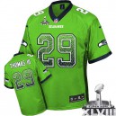 Men Nike Seattle Seahawks &29 Earl Thomas III Elite Green Drift Fashion Super Bowl XLVIII NFL Jersey