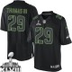 Men Nike Seattle Seahawks &29 Earl Thomas III Elite Black Impact Super Bowl XLVIII NFL Jersey
