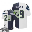Men Nike Seattle Seahawks &29 Earl Thomas III Elite Team/Road Two Tone Super Bowl XLVIII NFL Jersey
