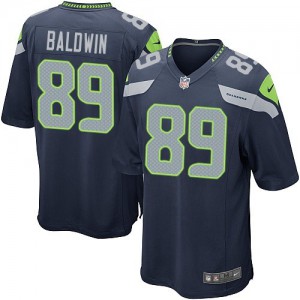 Jeunesse Nike Seattle Seahawks # 89 Doug Baldwin élite bleu acier équipe NFL Maillot Magasin de couleur