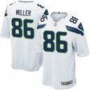 Youth Nike Seattle Seahawks &86 Zach Miller Elite White NFL Jersey